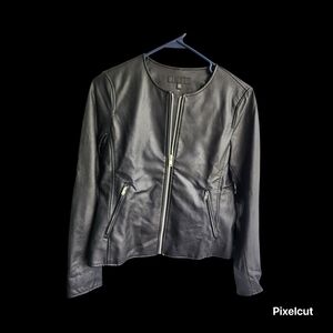 Uniqlo Black Leather Jacket